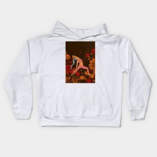 Flower Yoga Warrior Kids Hoodie